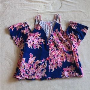 Lilly Pulitzer Off the Shoulder Top